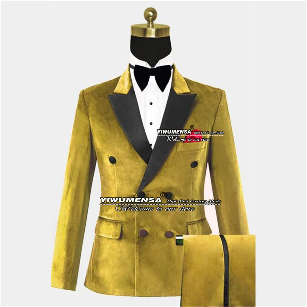 

Spring/Autumn Grooms Suits Men Slim Fit BANQUET Regular Jacket+Vest+Pants Smart Casual Business Dinner Party Tuxedo Luxe 2022