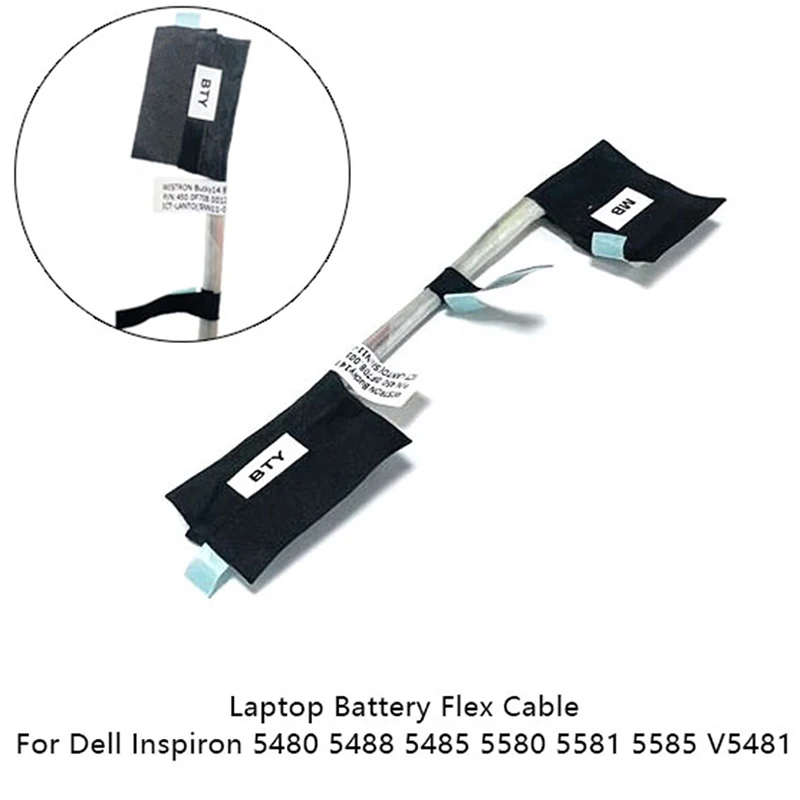 Laptop Battery Flex Cable Connector Line Replace For Dell Inspiron 5480 5488 5485 5580 5581 5585 V5481