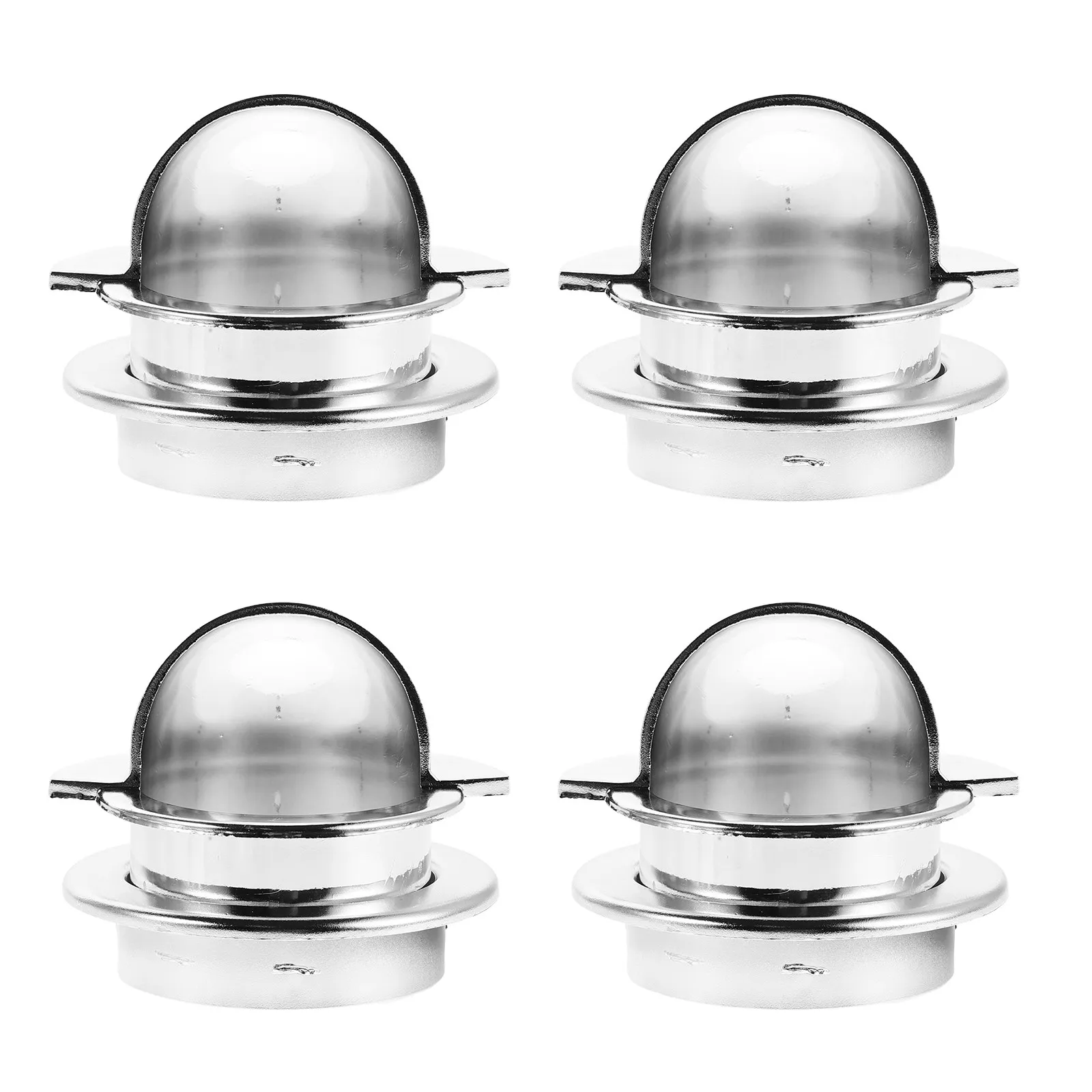 

8Pcs Foosball Entry Dish Universal Chrome Plated Screw Mount Goal Insert Plastic Foosball Game Part Table Soccer Ball Entry Cup