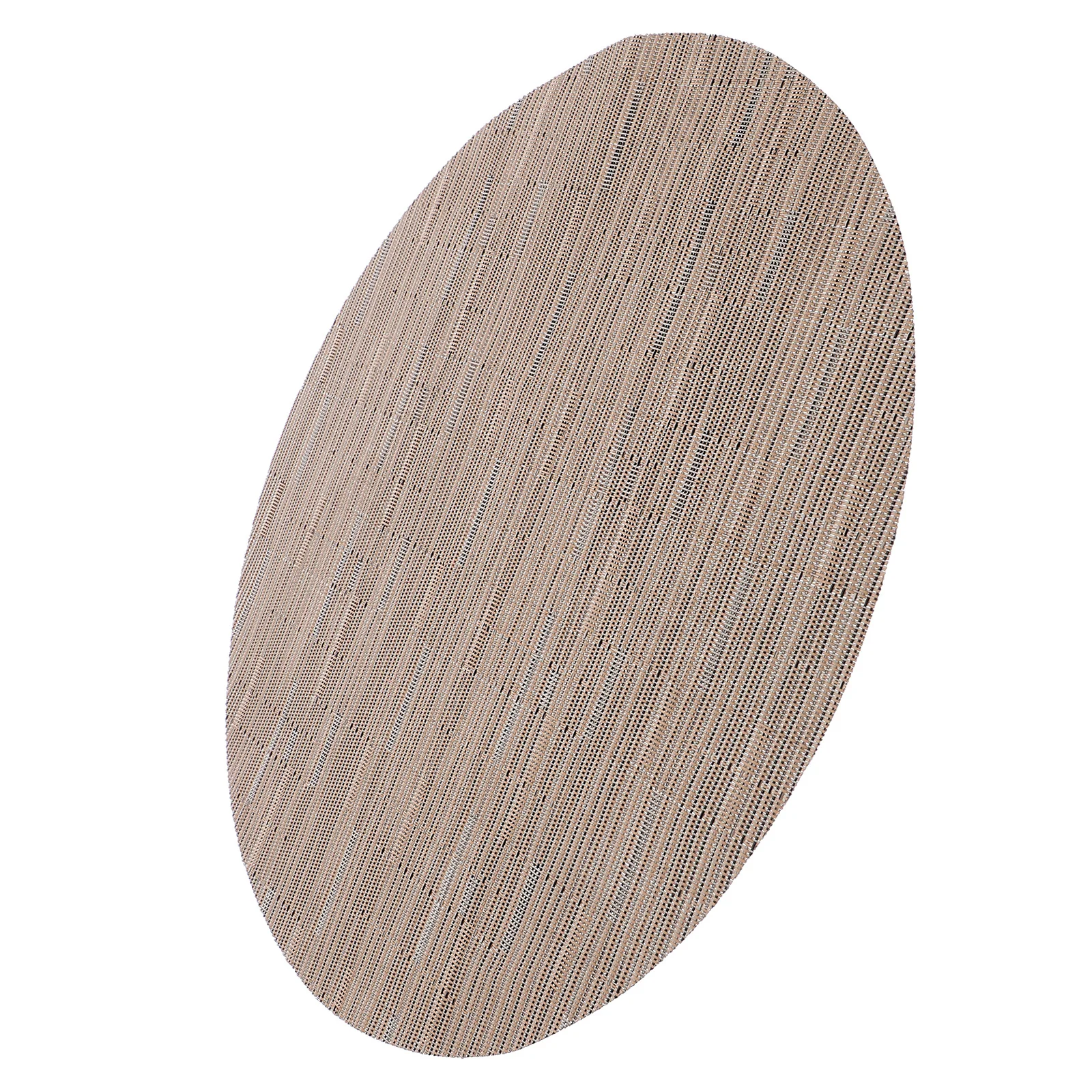 

Round Woven Placemat - Elegant Heat Resistant Kitchen Mat for Dining Table - Non-Slip Insulation Pad - Modern Table Setting