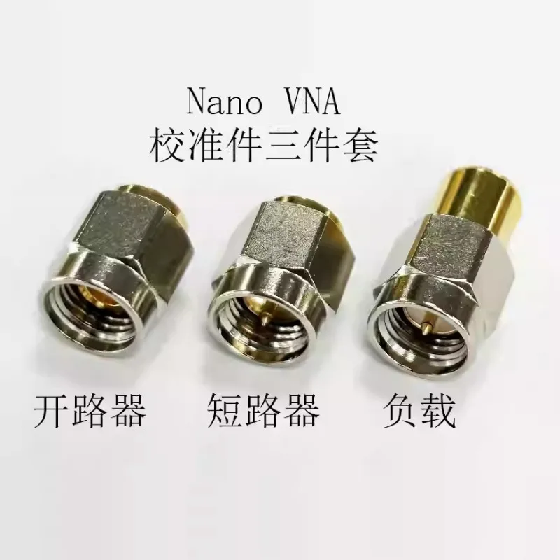 NanoVNA Calibration Kit, 6GHz, SMA, Open Circuit, Short Circuit, Load Three-Piece Set, 50Ω
