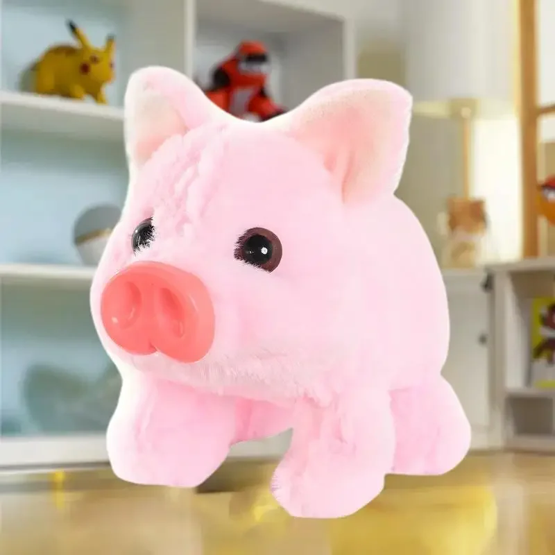 Peluche elettronico interattivo realistico per animali, robot morbido e delicato sulla pelle con controllo vocale intelligente per bambini di Pasqua