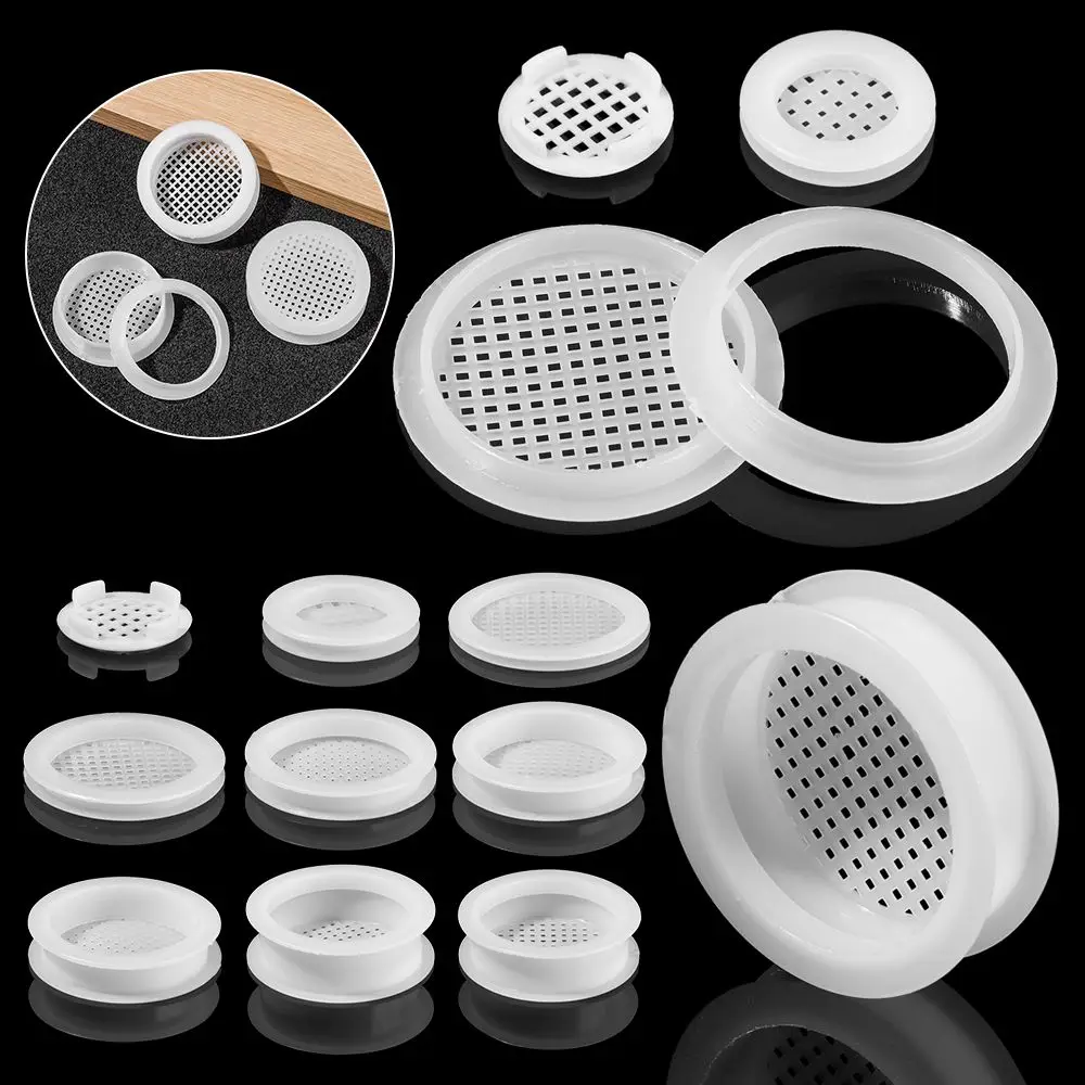 10/20PCS Wardrobe Cabinet Air Vent Decorative Cover Durable Ventilator Grille Hole Ornaments Furniture Accessories