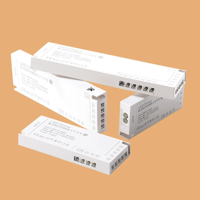 LED Cabinet Light Power Supply 60w 100w 150w Transformer 12V 24V Constant Voltage Source Adapter for LED Strip