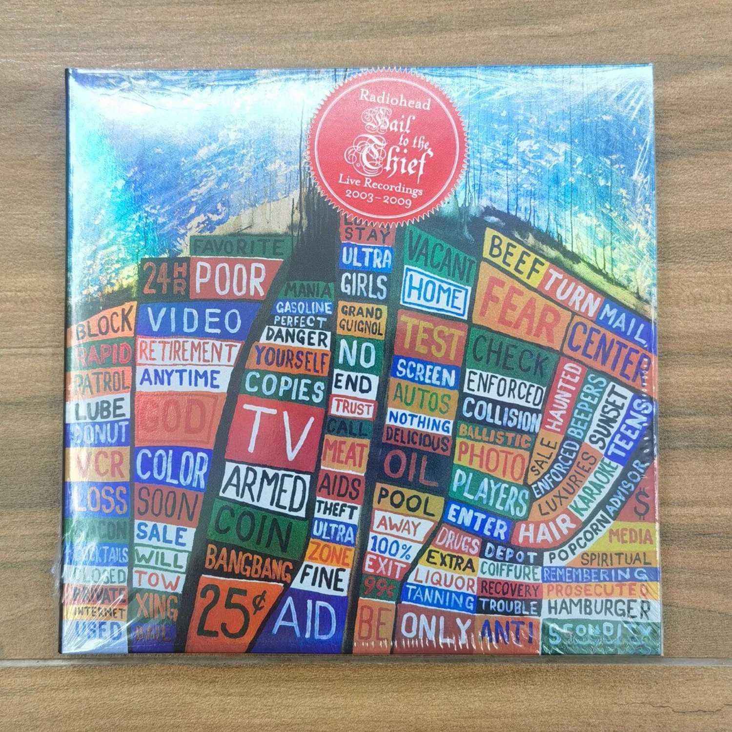 

Rare Sealed Radiohead Sail To The Thief Live Recording Alternative Rock Audio CD Clear Sound Collectible for Fans Home Art Decor