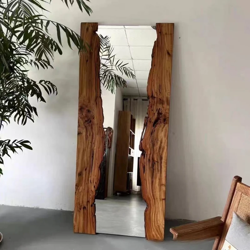 

Wabi Stillwind Old Elm Floor-to-wall Clothing Store Fitting Mirror Entrance