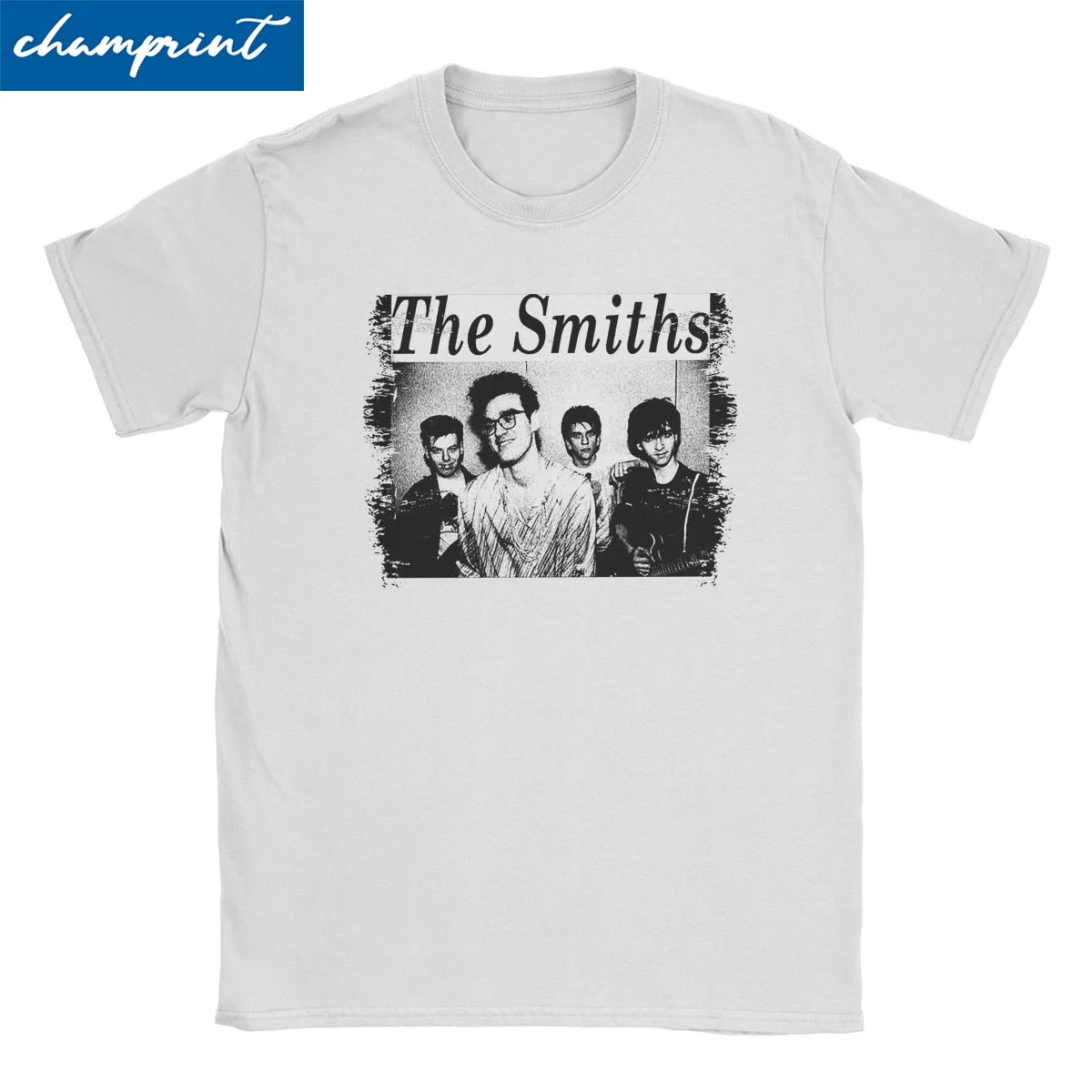 The Smiths Grunge Style T Shirts Men Women Cotton Crazy T-Shirts Round Collar Tees Short Sleeve Tops Plus Size