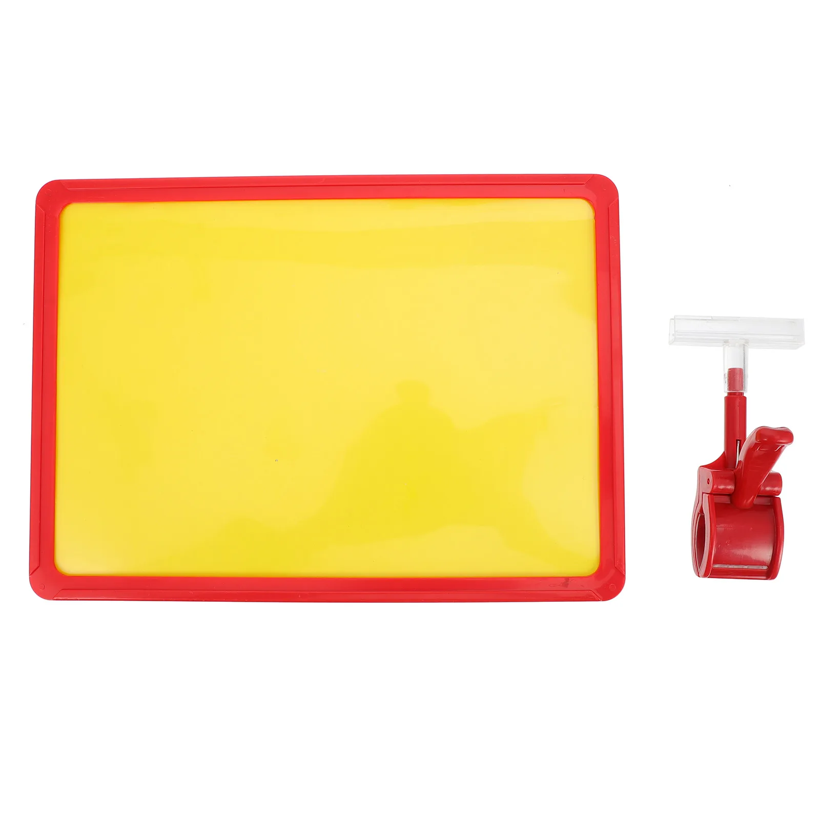 A4 Clip Retail Tag Display Label Clips Merchandise Sign Holder met klein schoolbord
