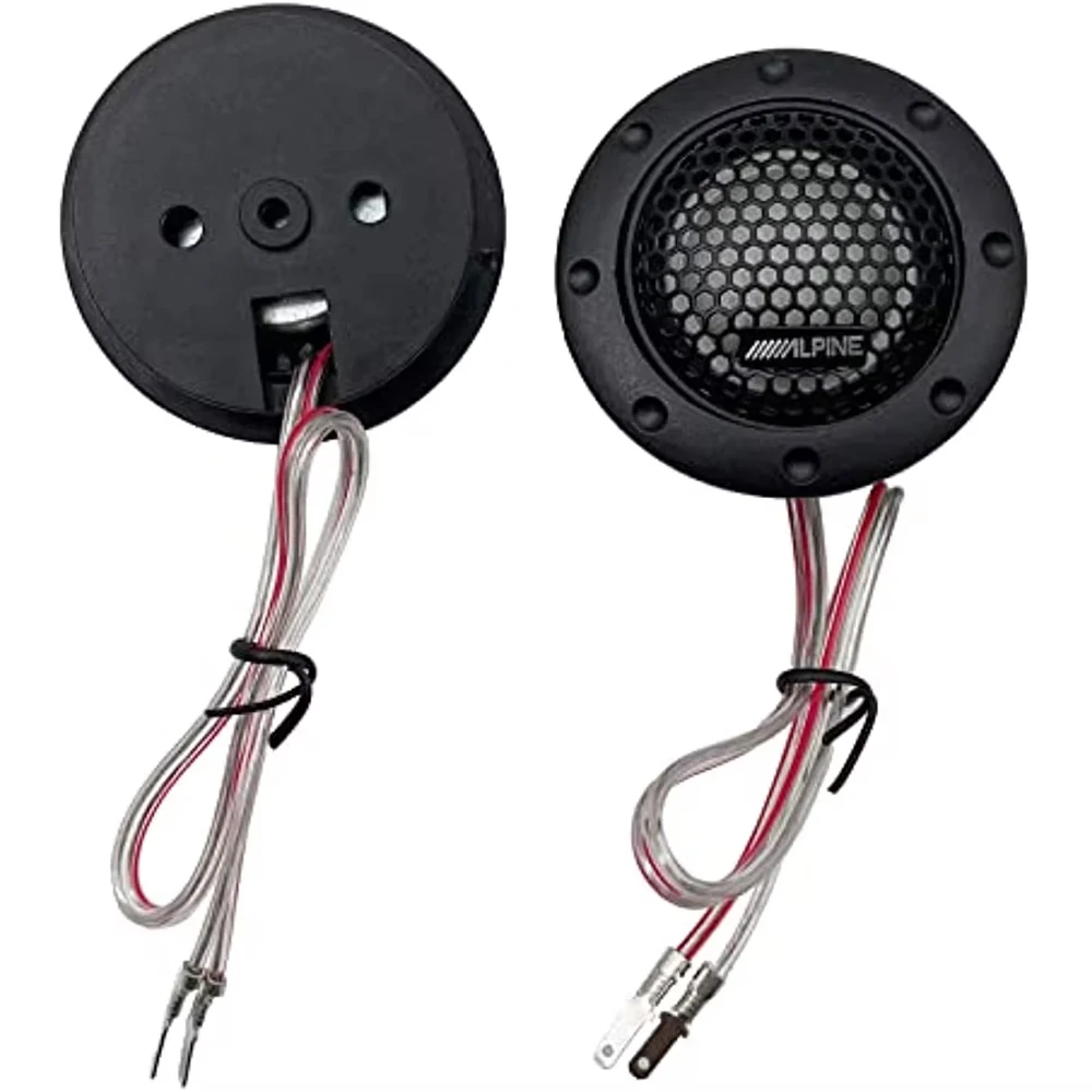 1 par de altavoces estéreo de alta fidelidad para coche, Tweeter para coches, Audio modificado, Tweeter de cúpula de seda, estéreo, multicolor, altavoz de tono alto