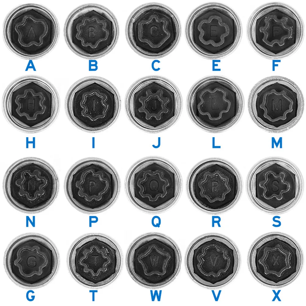 Llave de extracción especial antirrobo para neumáticos de Audi A3, A4L, A5, A6L, Q3, Q5, Q7A8