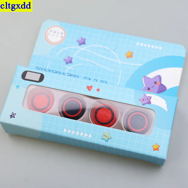Cltgxdd 4 pièces couleur Silicone souple poignée de pouce couverture Psvita PS Vita PSV 1000 Fat/2000 mince Joystick bouton housse de protection