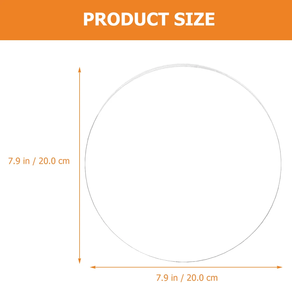 Round Acrylic Sheet Clear Circle Rounds 3000X3000X030CM Transparent Boards for Signs