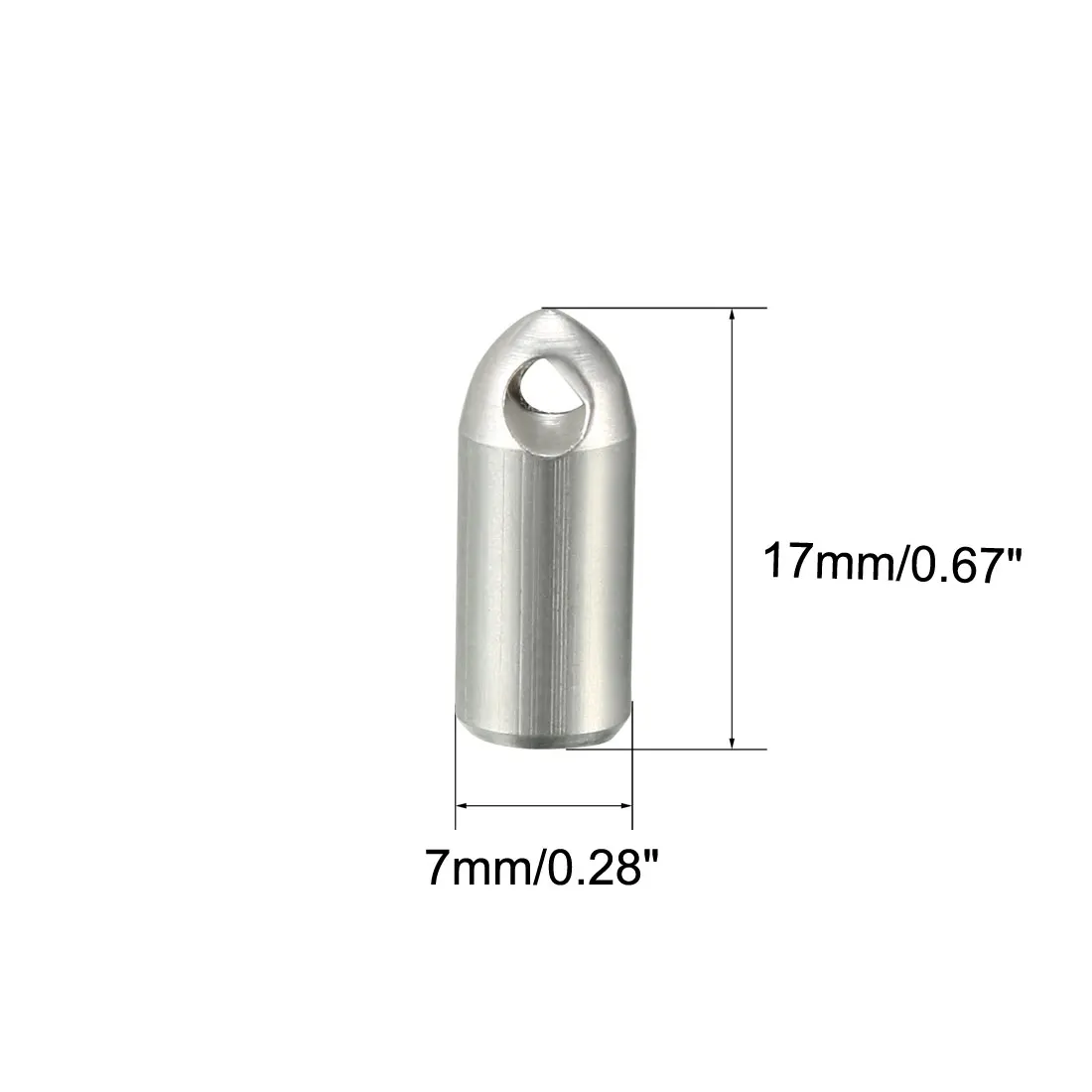 1/2/5pcs Fish Tape Replacement Leader Warhead for 3.5mm-6.5mm Flexible Fish Tape Wire Threader