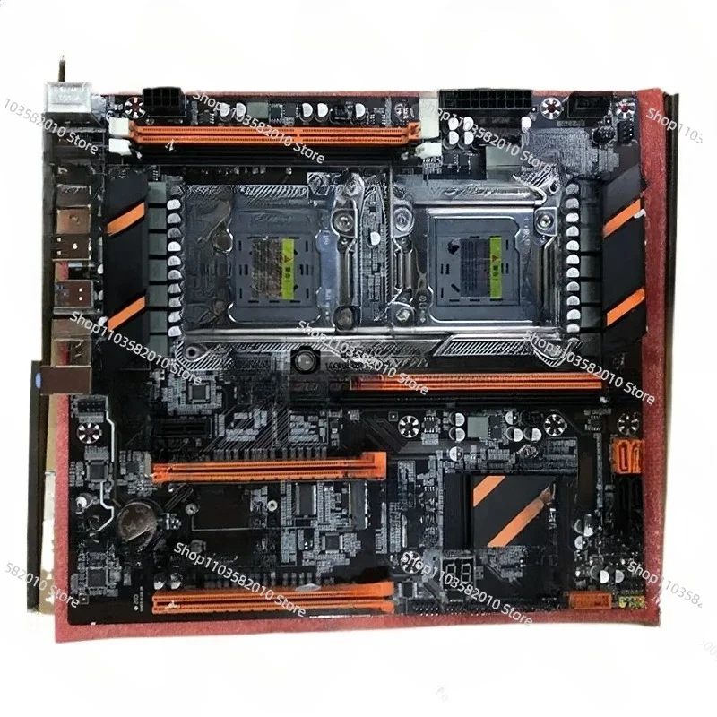 X79 Motherboard Studio Desktop Computer PUBG Gaming Dual CPU Set 2011 Socket E5 2680V2