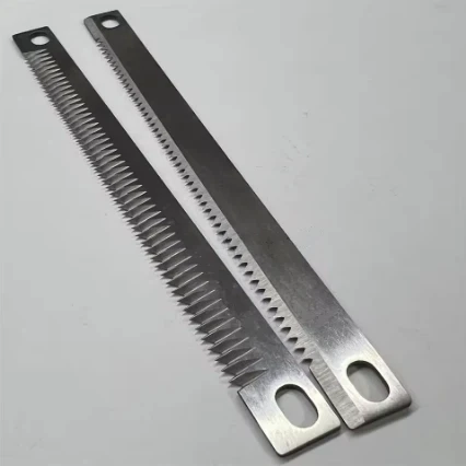 5pcs/ Lot Vertical Packaging Cutting Blade Tea Bags Cutter Blade Serrated Tools Knives Packing Machine Knife