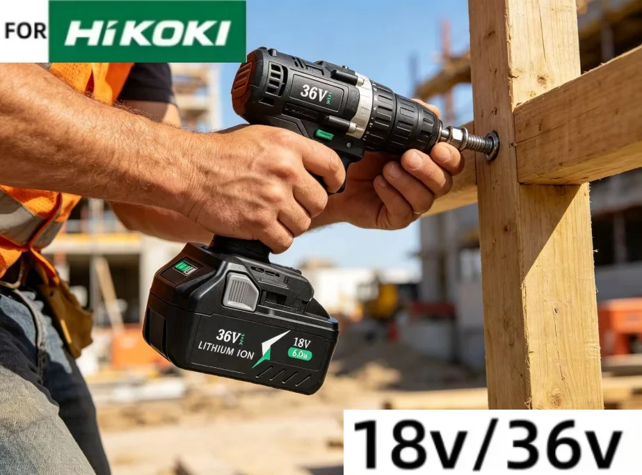 

For HiKOKI Hitachi 18V 36V MultiVolt Lithium Ion Battery BSL36A18 BSL36B18 Replacement for Cordless Power Tools Drill Driver Saw