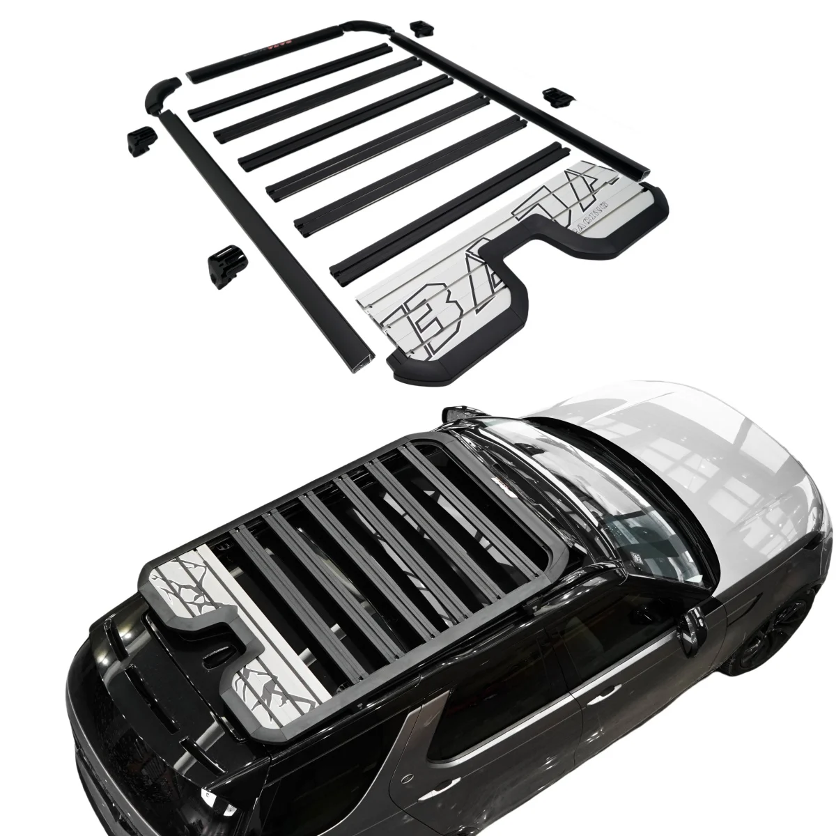 

CAR ROOF RACK Cargo Carrier Rack Roof Platform Roof Basket Flat Platform for Discovery 5