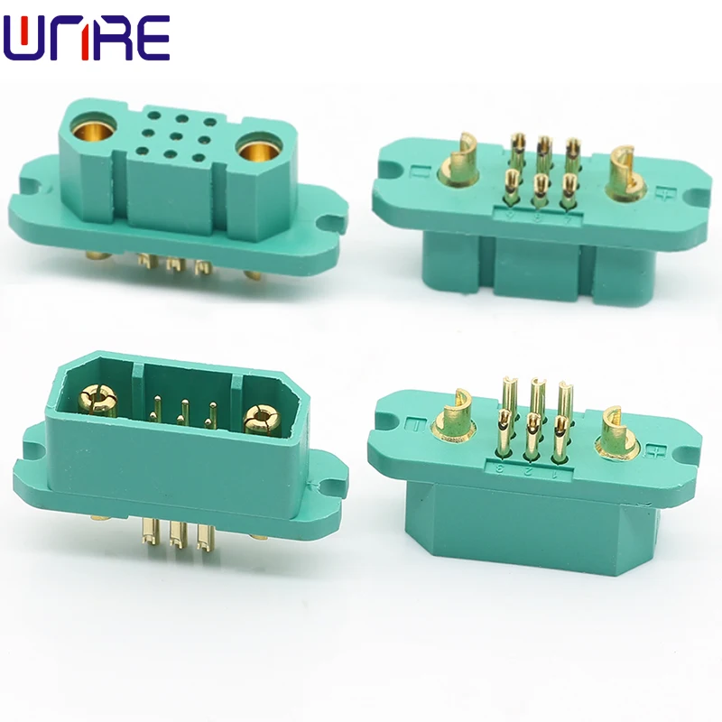 2+9 Plug Model Electric Vehicle Connector With Power Supply 9Pin Male Female Energy Storage Lithium Battery Charging Interface