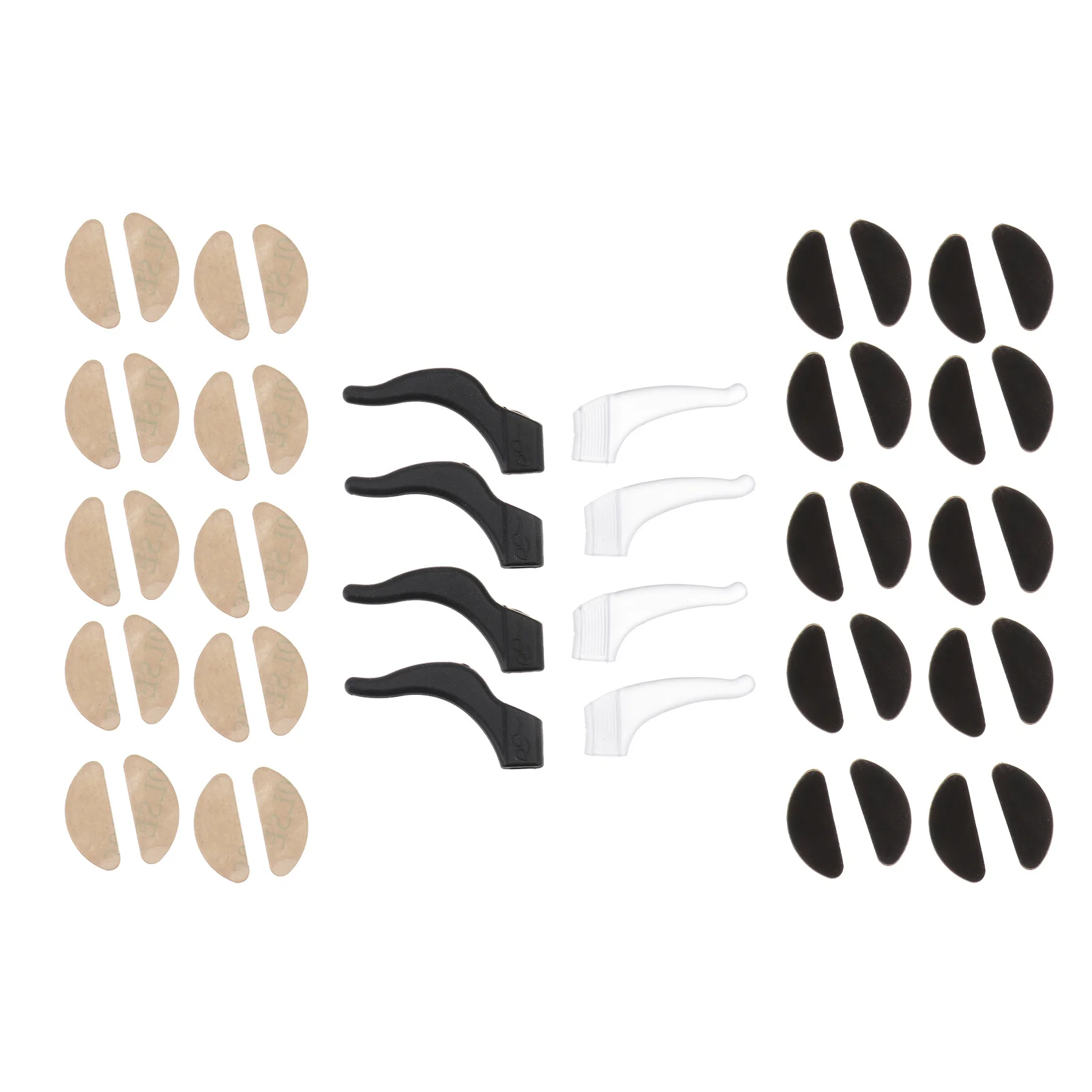 

1Set Silicone Nasal Stick Glasses Leg Cover Anti-Skid Nose Pad Eyeglasses Nose Pad Glasses Accessory for Gymnastics Kicking Ball