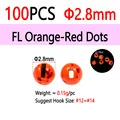 100pcs 2.8mm FLORD