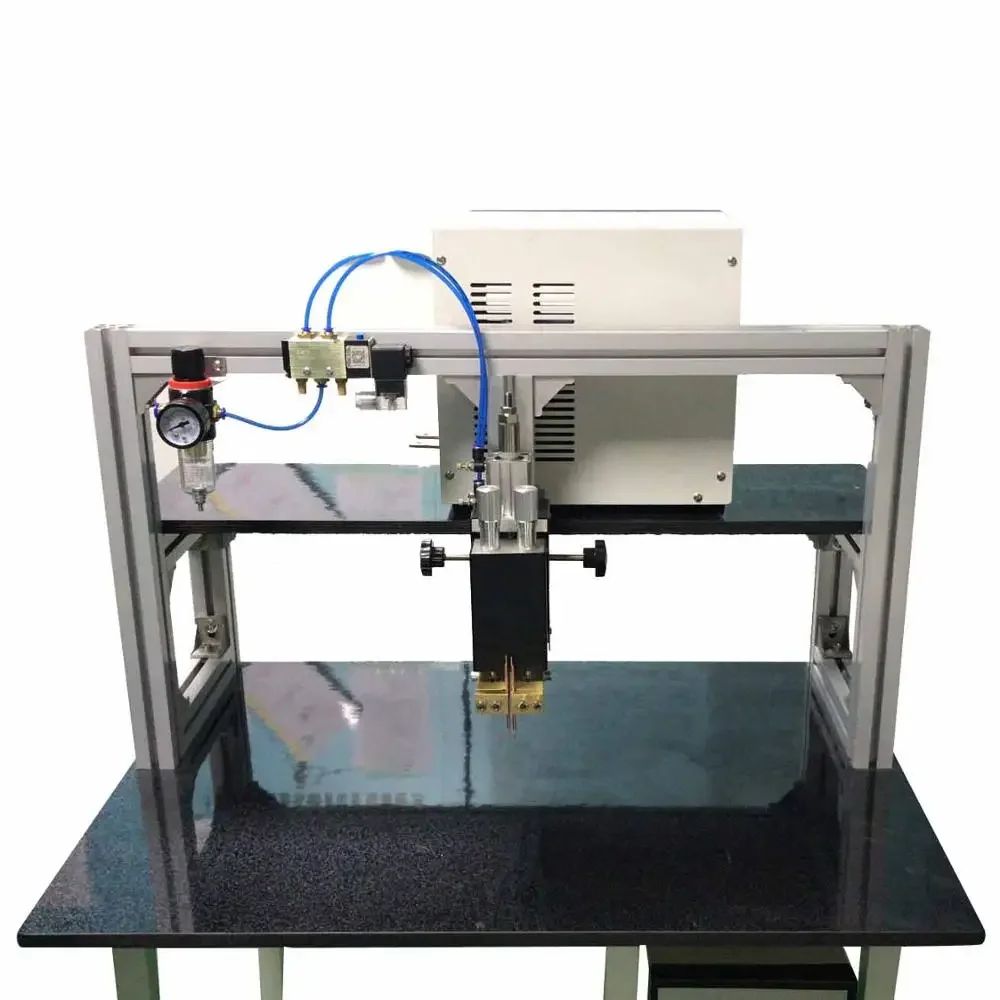 Li Ion Bateria Pneumática DC Tab Ponto Soldador Máquina De Solda, Modo Contínuo para 18650 Células