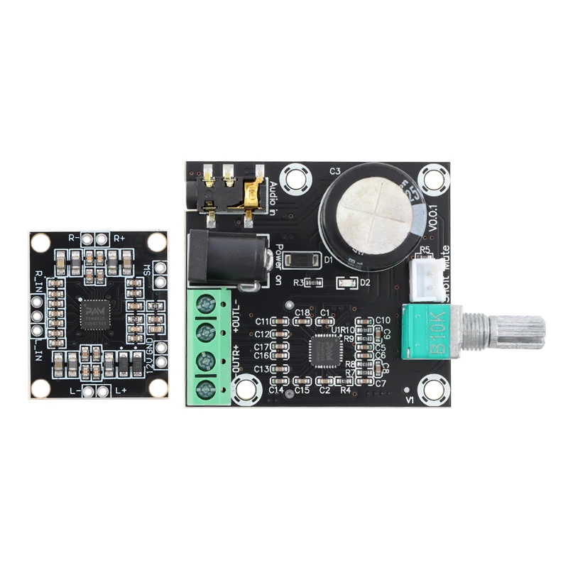 PAM8610 Модуль платы цифрового усилителя мощности звука 2*15 Вт Двухканальный стереоусилитель звука класса D PAM8610 Модуль платы цифрового усилителя мощности звука 2*15 Вт Двухканальный стереоусилитель звука класса D