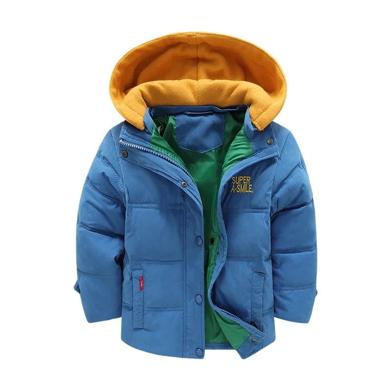 

Josaywin Children Jacket Coats Hooded Boys Girls Baby Warm Parka Thick Coats for Girl Outerwear Patchwork Children Jackets Coats