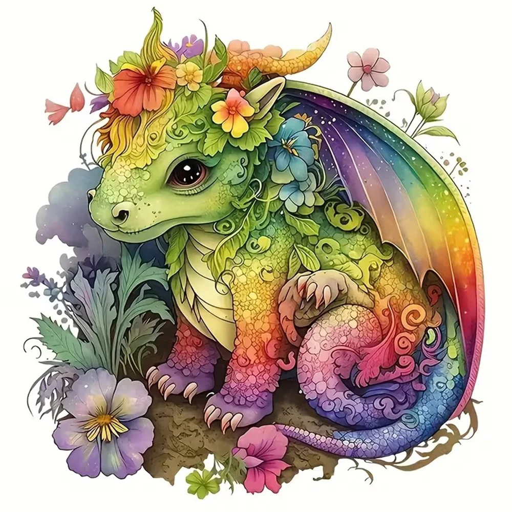 

Vibrant Rainbow Dragon Vinyl Decal, Waterproof Vinyl Material, Ideal for Toilet, Home , Refrigerator, Car, Window, Wall Decor