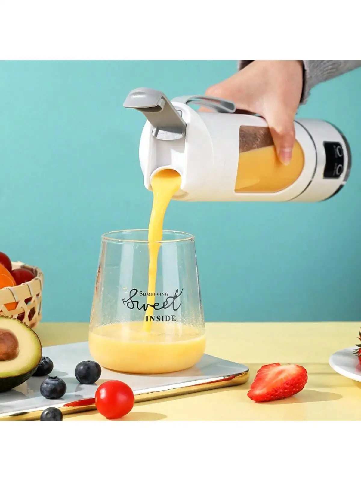 Espremedor recarregável portátil para casa, escola, esportes - copo triturador de gelo pequeno