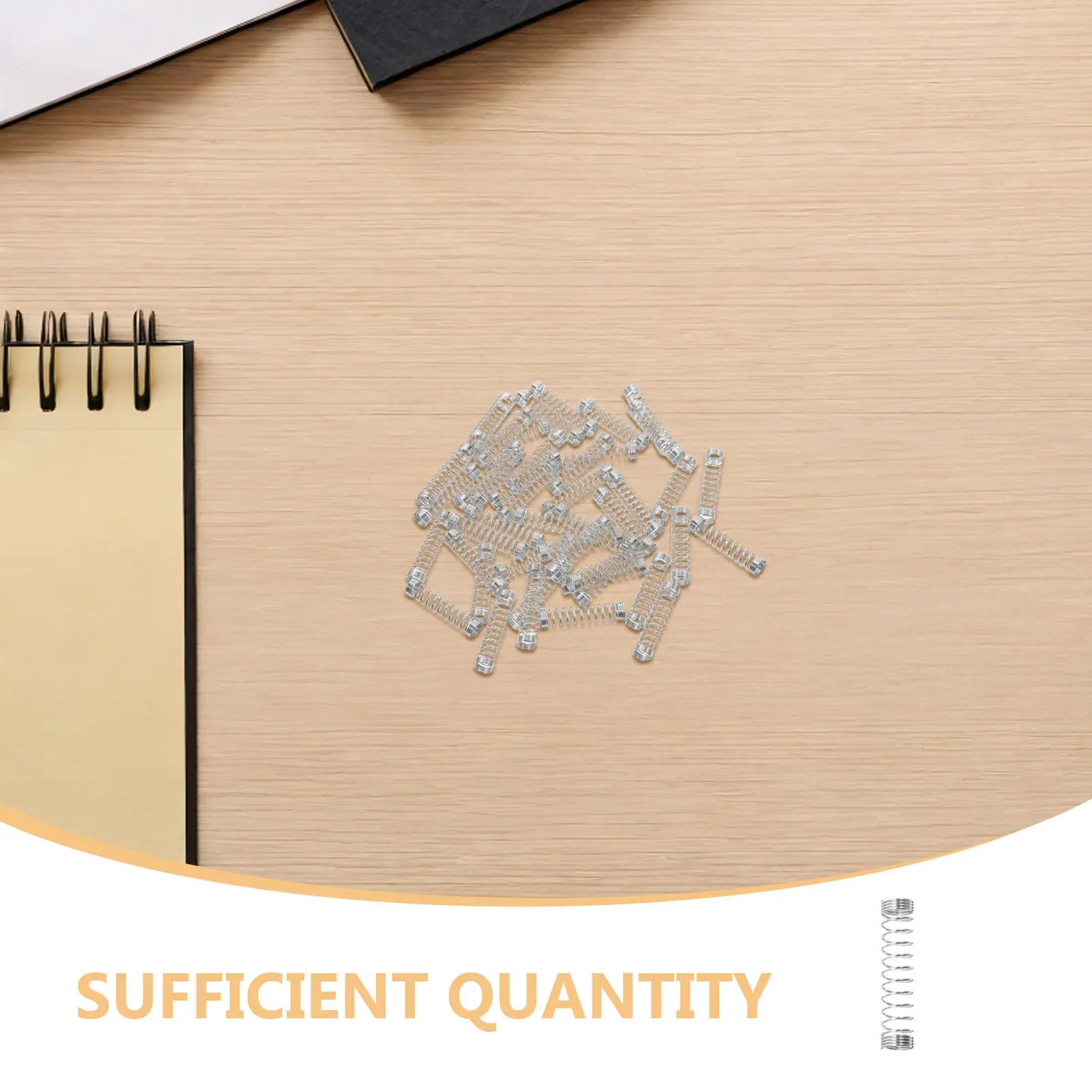 20pcs Steel Compression Pen Springs 0.4mm Wire × 4.5mm OD × 18mm Length for Ballpoint & Gel Ink Pens