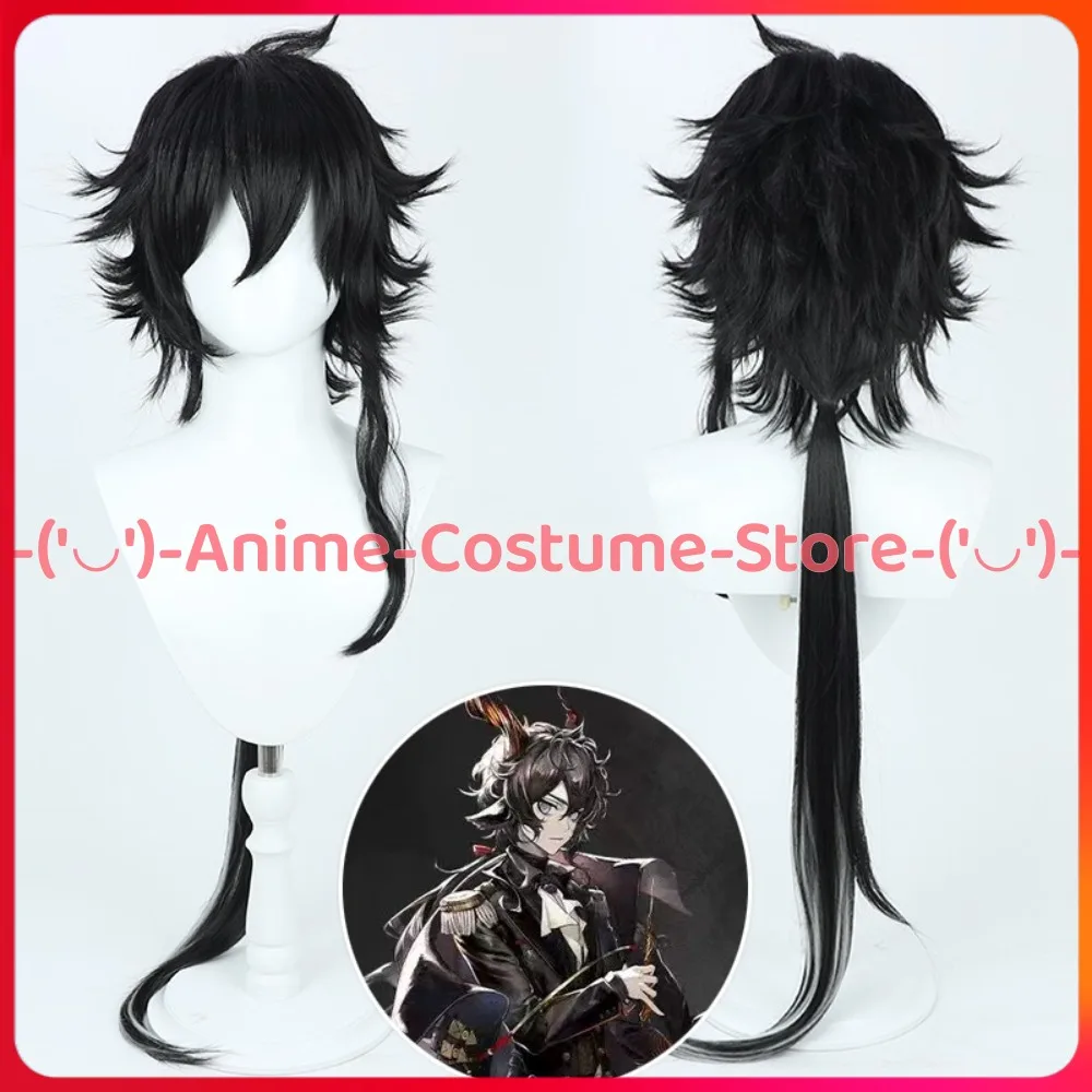 

Arknights вариация черный парик для косплея аниме игровой персонаж Хэллоуин карнавальный костюм для вечеринки парики термостойкие синтетические волосы