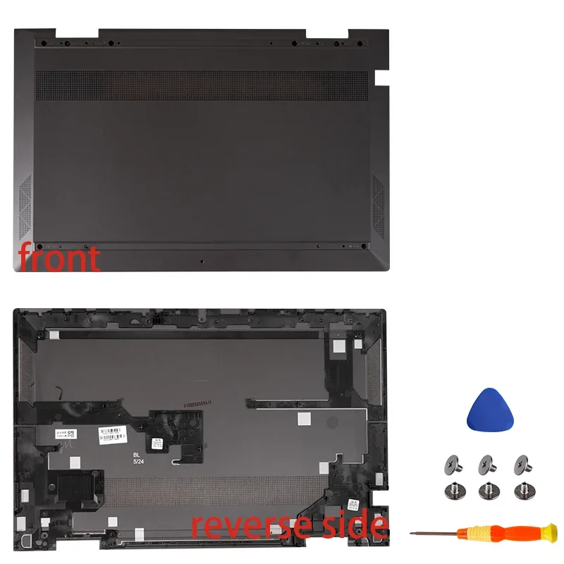جديد ل ENVY X360 15-ED 15-EE TPN-C149 C148 LCD الغطاء الخلفي العلوي + مفصلات L93203-001 L93204-001