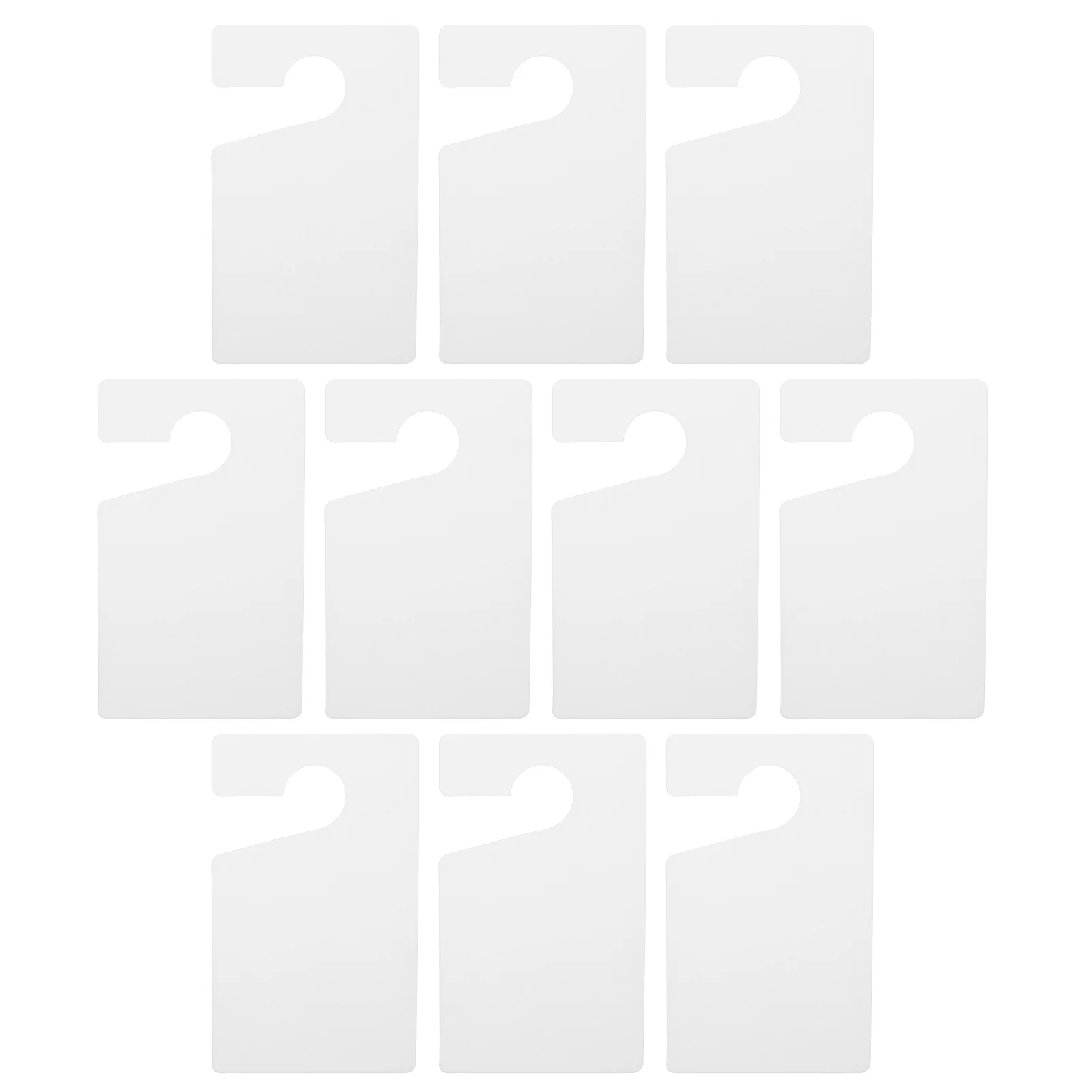 

10 Pcs Striped Bass Parking Permit Sign Hangets Pvc Maintenance Door Hanger Tags