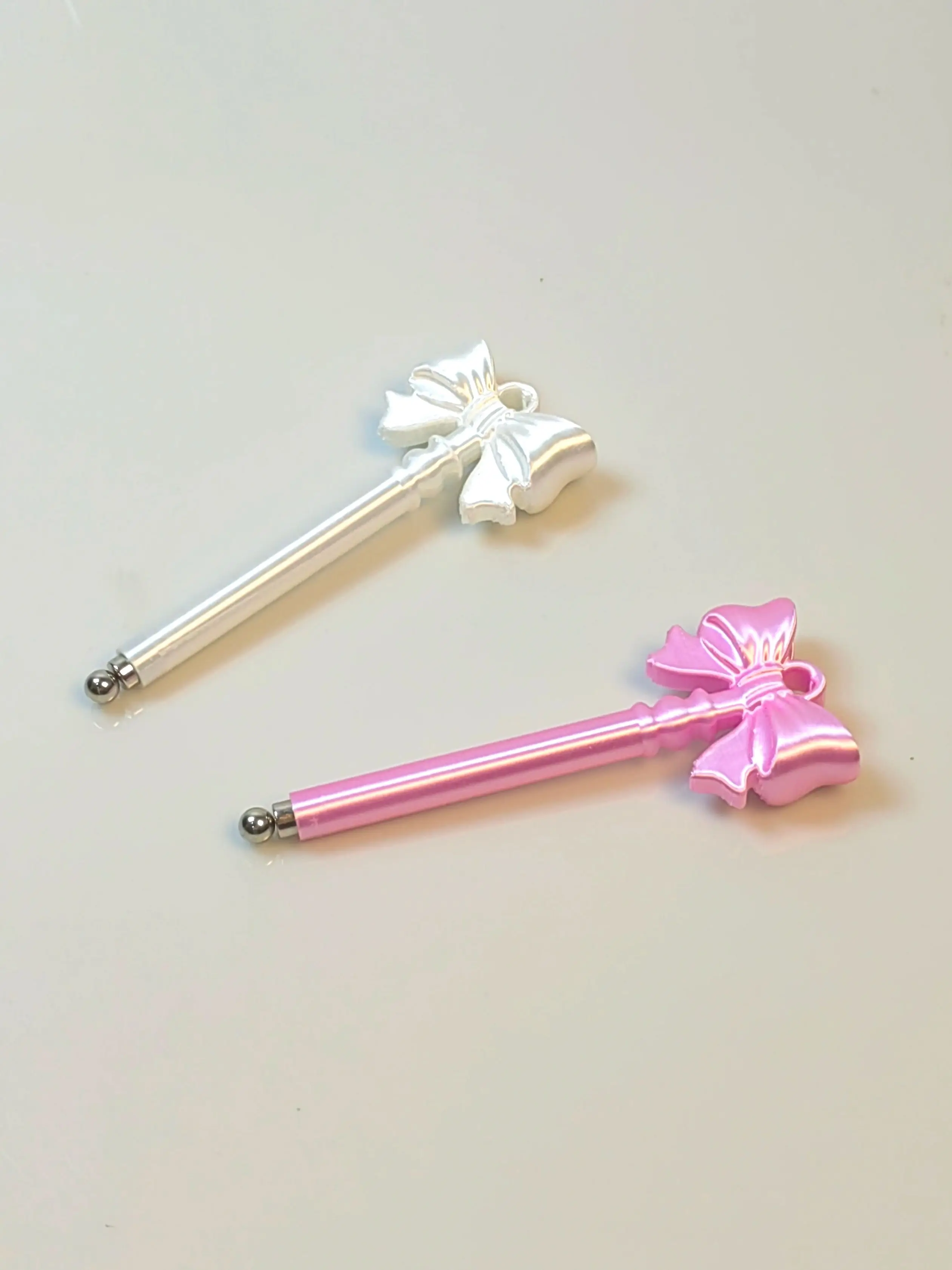 3D Printed Bow Cat Eye Magnetic Wand - Glass Bead Magnet Nail Art Tool for Cat Eye Gel