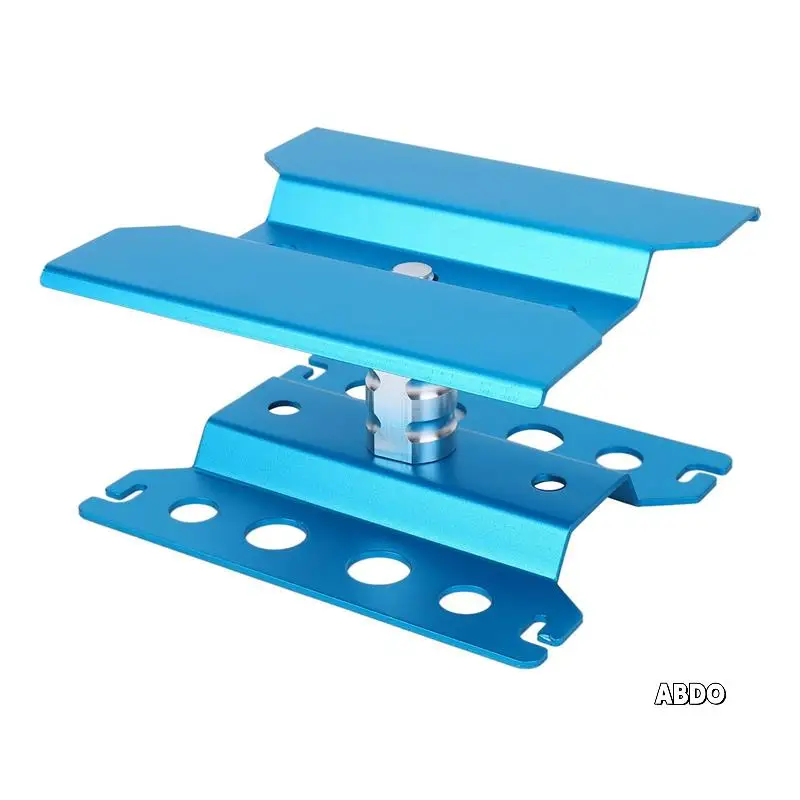 

5X Metal RC Car Workstation Work Stand Repair 360 Degree Rotation For 1/8 1/10 1/12 1/16 Scale Models,Blue