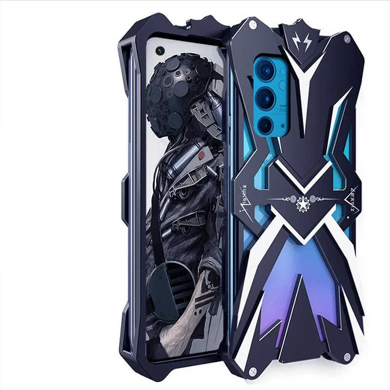 

New Metal Steel Machinery Thor Heavy Duty Armor Aluminum Mobile Phone For Oneplu 9r 9rt Oneplu9 9 Pro CASE Cover