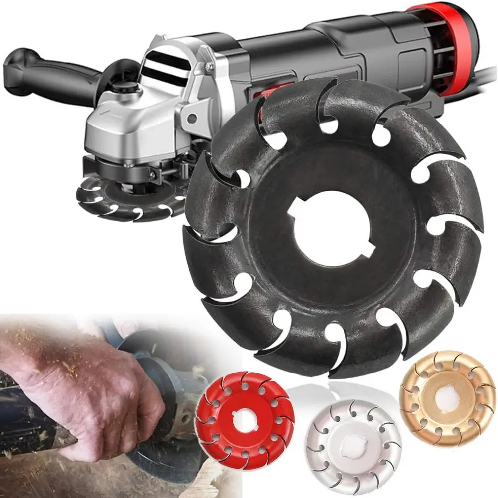 Durable 12 Teeth Angle Grinder Woodworking Tool Cutting Disc Shaping Blade Wheel Wood Carving