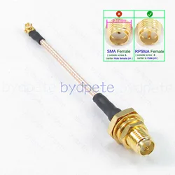 MHF SW-23 SW23 Micro RF Coax MS156 MS-156 DIY to RP-SMA Female Bulkhead RG178 Coaxial Cable Kable 50Ohm Wifi Antenna Coaxial