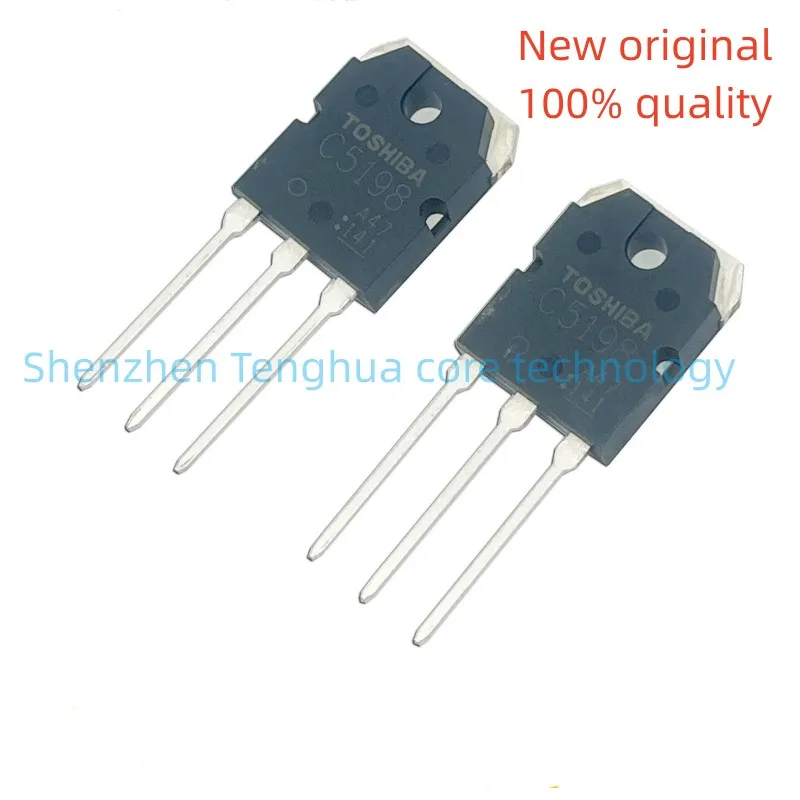 10PCS 5pairs 2SC5198 2SA1941 TO3P (5PCS A1941 + 5PCS C5198) TO-3P power transistor