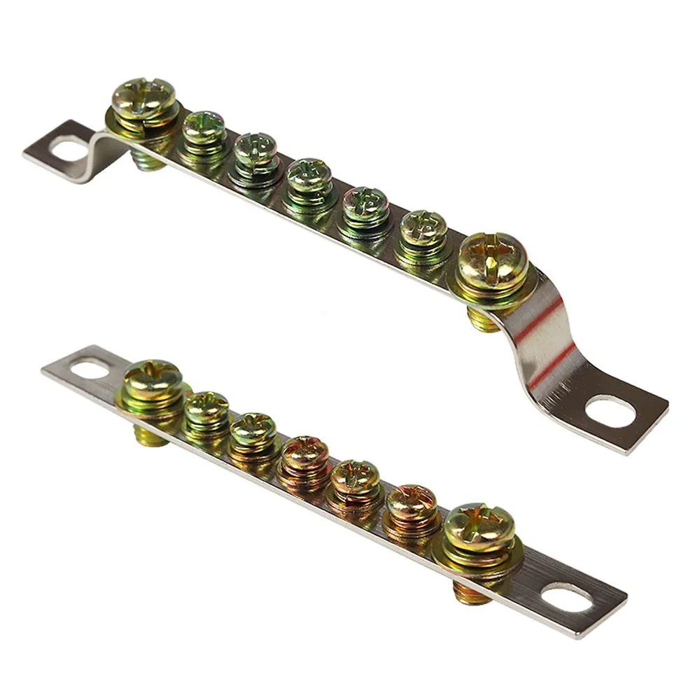 Neutral 2.5*25 Grounding High Bridge Type 6*9 Distribution Box Neutral And Ground Wire Parallel Copper Busbar Terminal Block