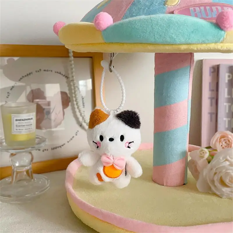 Simpatico animale coccodrillo gatto orso volpe peluche bambola giocattoli portachiavi ciondolo borsa ciondoli zaino ornamenti appesi ragazza portachiavi regalo per bambini