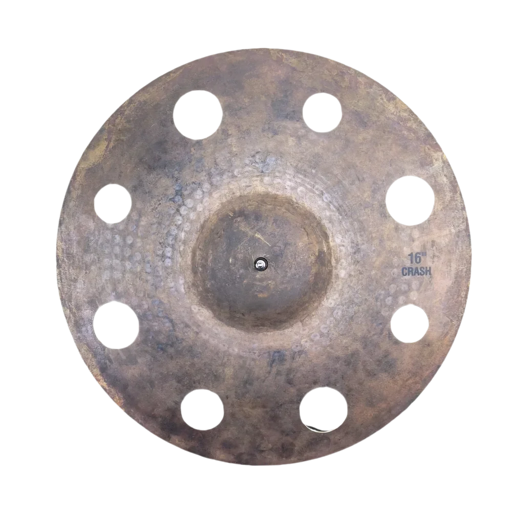 صنج Hooqu Effect مقاس 17 بوصة B20 من الأوزون مع 8 فتحات لبيع مجموعة الطبول