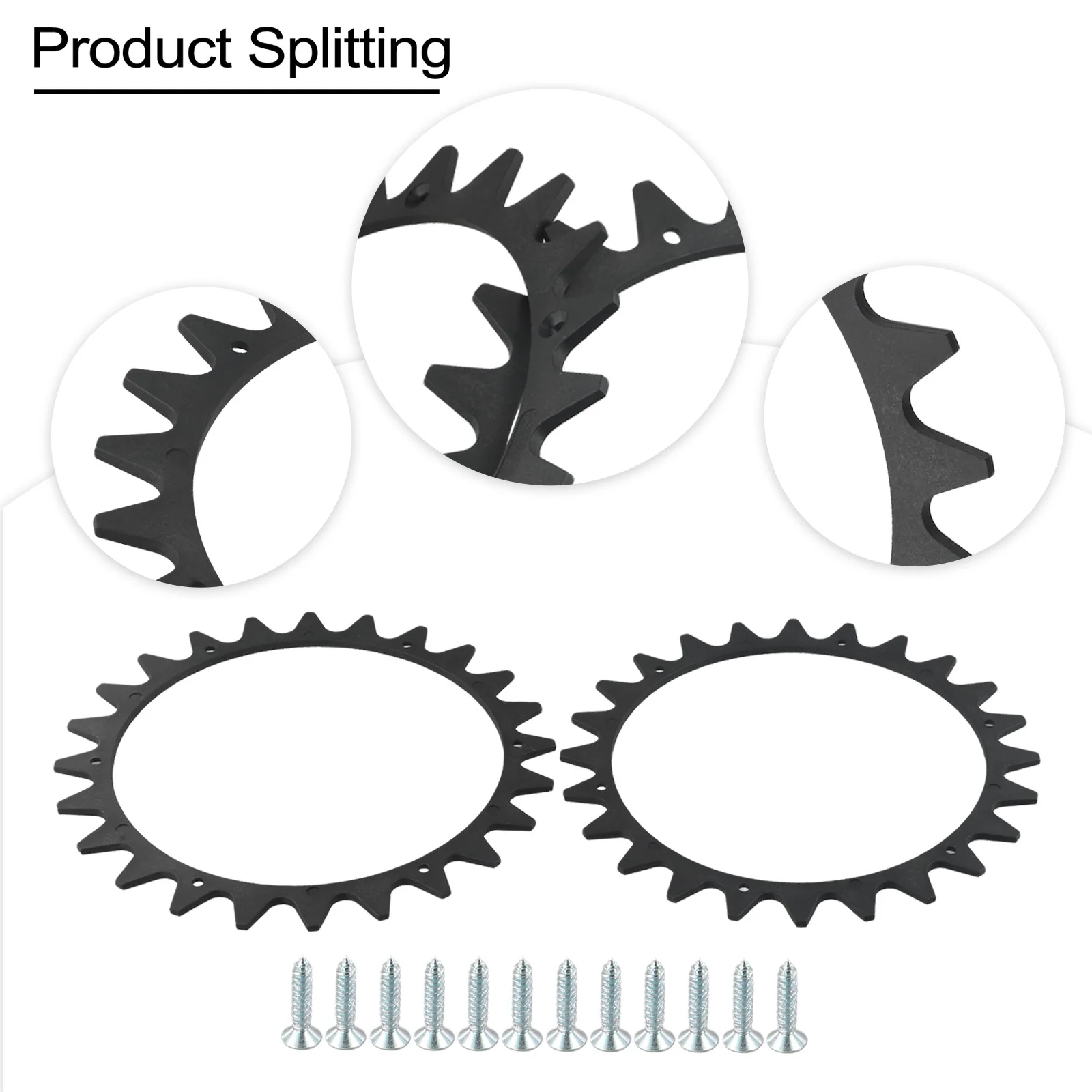 2pcs Lawnmower Spike With 14pcs Nail For-Worx For Landroid L  WR153E WR155E WR147E.1 WR148E Mowing Robot L Brushcutter Parts