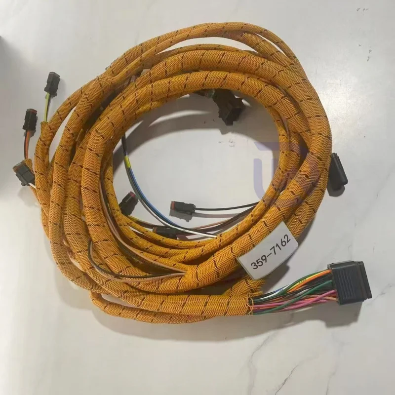 359-7162 3597162 Front Loader Frame Wiring Harness For Caterpillar 962H 950H Wheel Loader C7 Engine With 6-Months Warranty