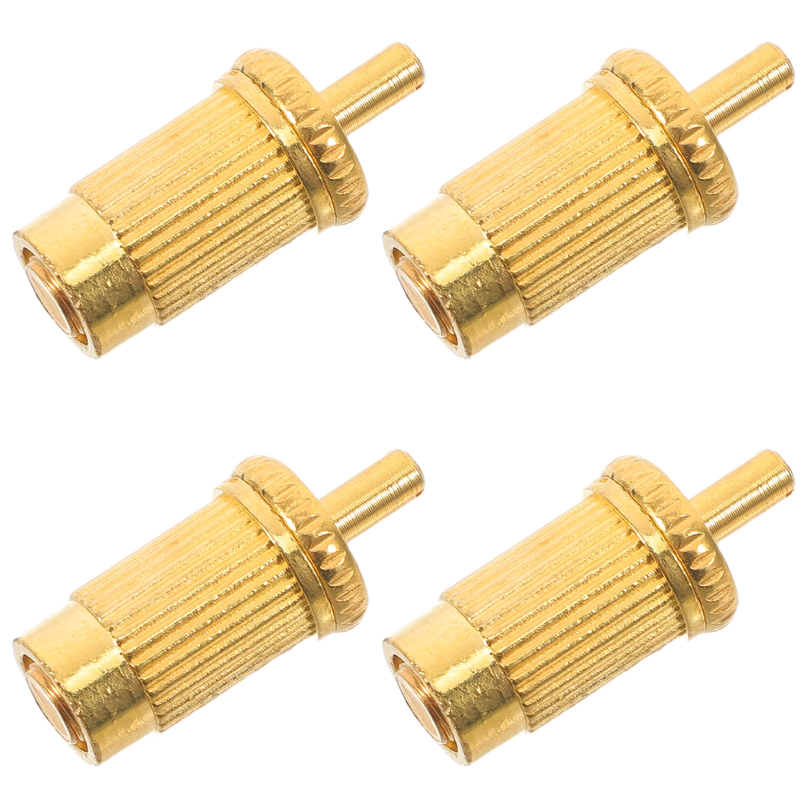 

4 Pcs Electric Guitar Adjustment Screw Bridge Saddles Metal Screws Component Tremolo