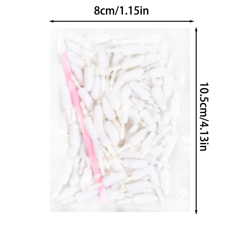 Bastão de limpeza de cílios enxertados, cabeça de substituição de flocagem, batom portátil, escova de brilho, ferramentas de beleza cosmética portátil