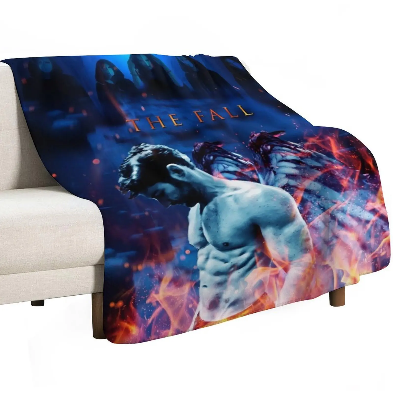 Lucifer - The Fall Throw Blanket All Season Soft Lightweight Blanket for Home