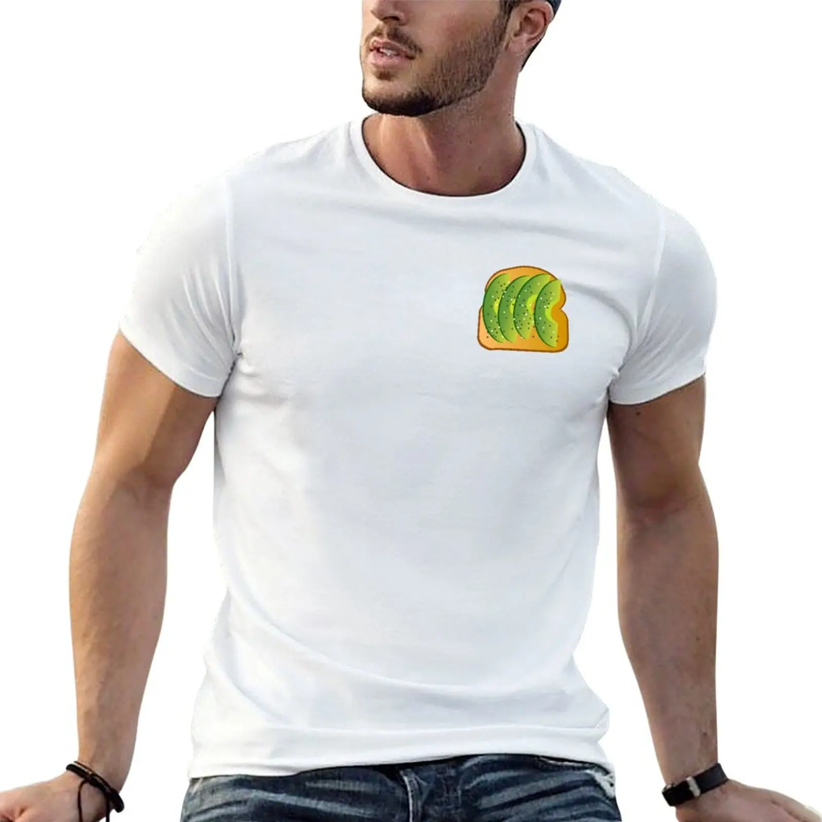 Avocado Toast T-Shirt No Iron Casual Short Sleeve Top