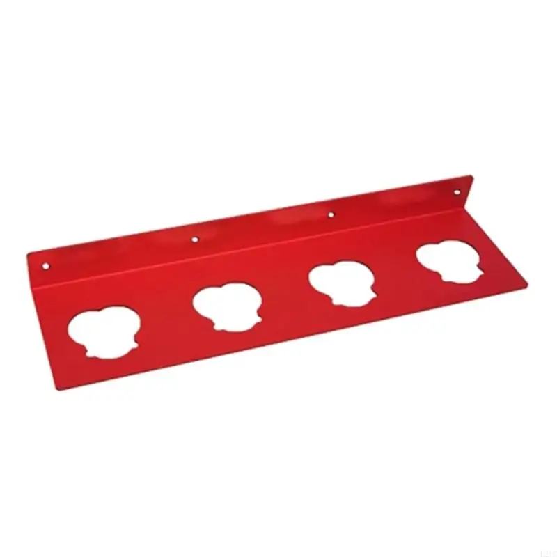 2025 New Efficient Wall Mounted 4 Slot Battery Holder for Secures and Tidy Organization