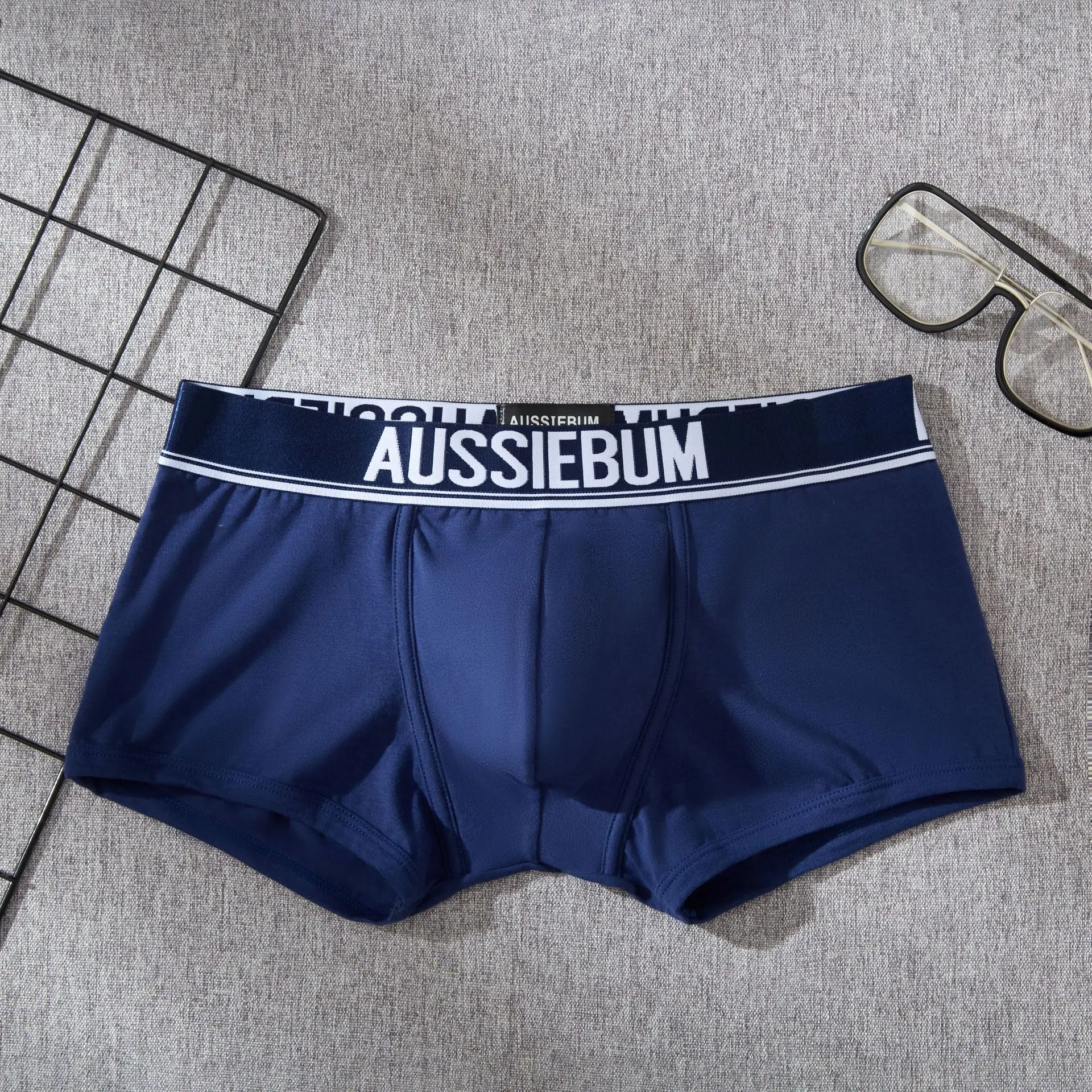 Boxer Algodão Respirável Confortável dos homens, Letras Roupa Interior Jovem, Cuecas Sexy, Personalidade Moda, Marca, Tendência